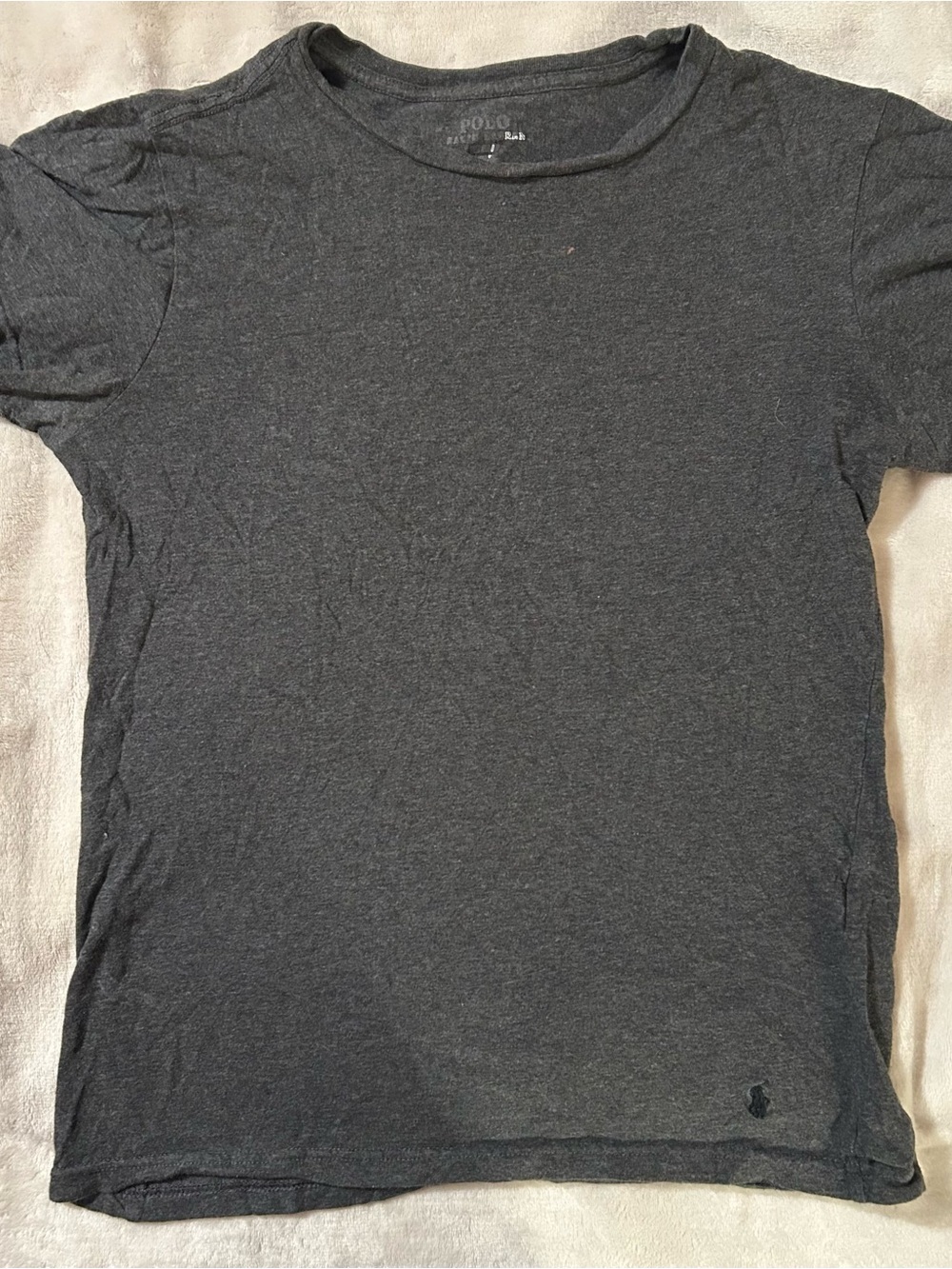 Polo by Ralph Lauren Men's Short Sleeve Crewneck T-Shirt - Charcoal Gray